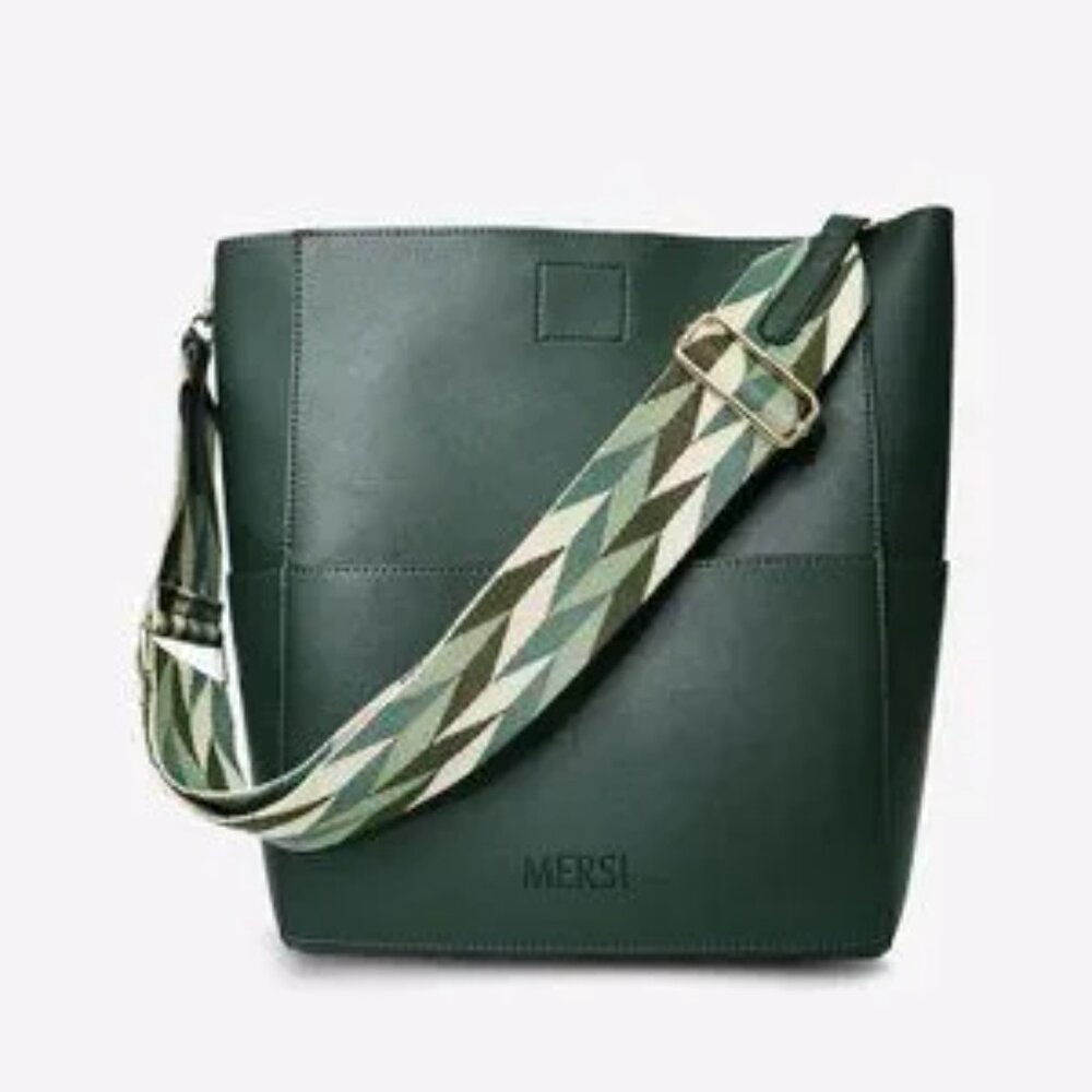 NEW MERSI Vegan Demi Bucket Bag